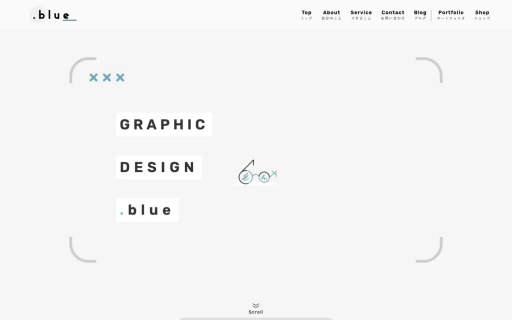.blue | グラフィックデザイン